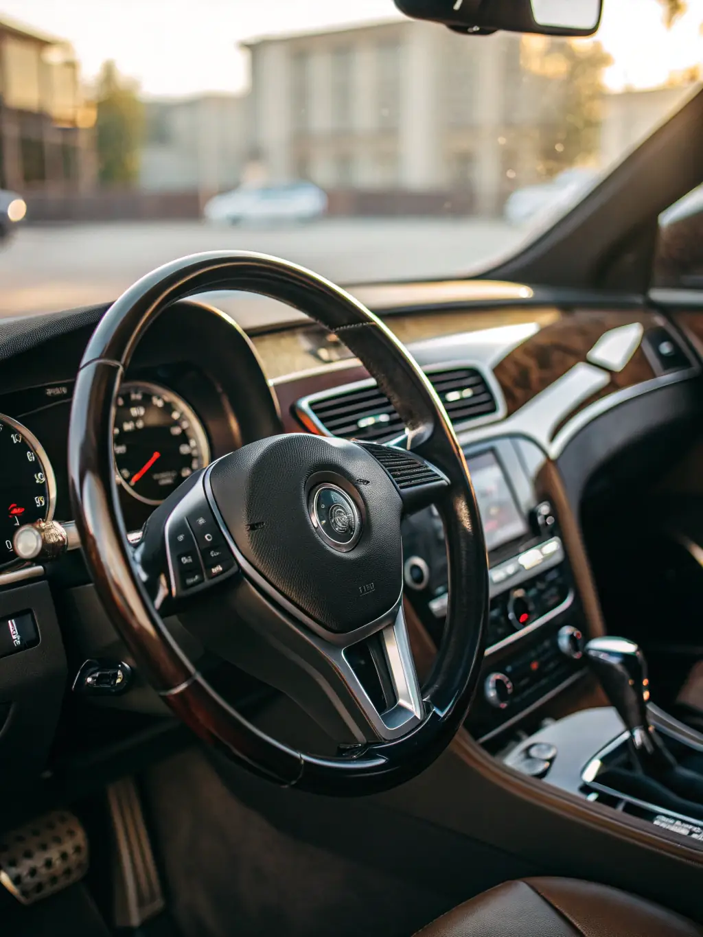A before-and-after shot demonstrating the non-abrasive cleaning capabilities of dry ice blasting on a delicate car interior surface, such as leather or dashboard.